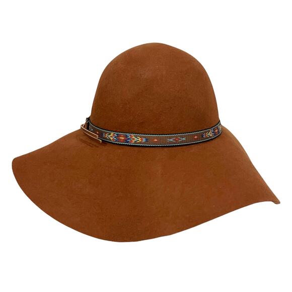 Fallen Broken Street Hat Wool Wide Brim Floppy Little Hippie Boho Western Sz M/L - Picture 5 of 11